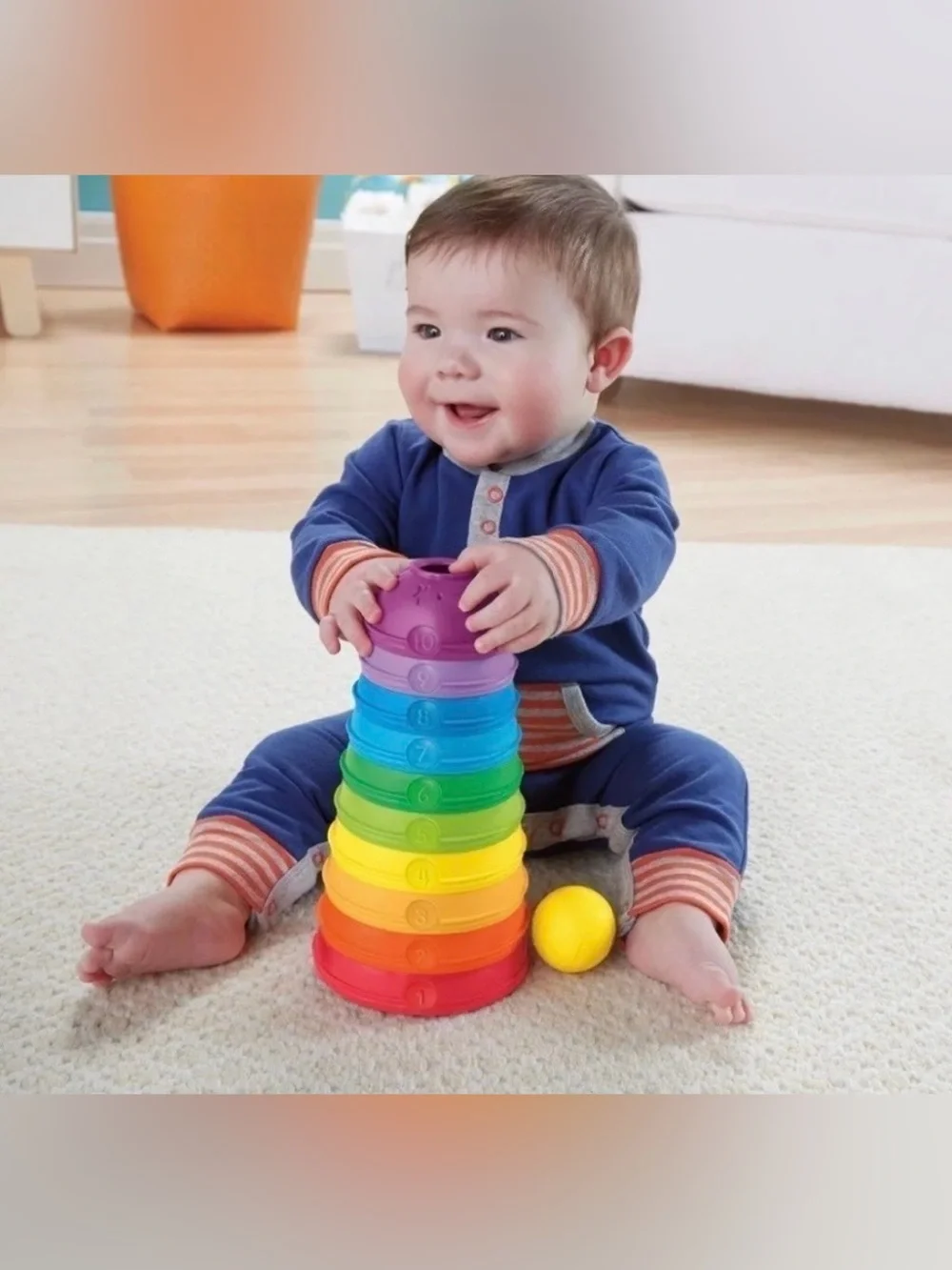 Fisher-Price Stack & Roll Cups